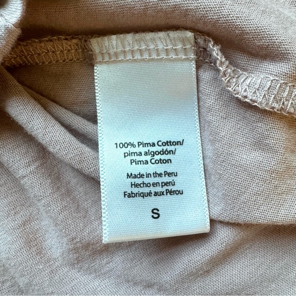 Beyond Yoga Blue Pima Cotton Racerback Oversized Tank Top Size S Mauve Soft - Picture 4 of 9